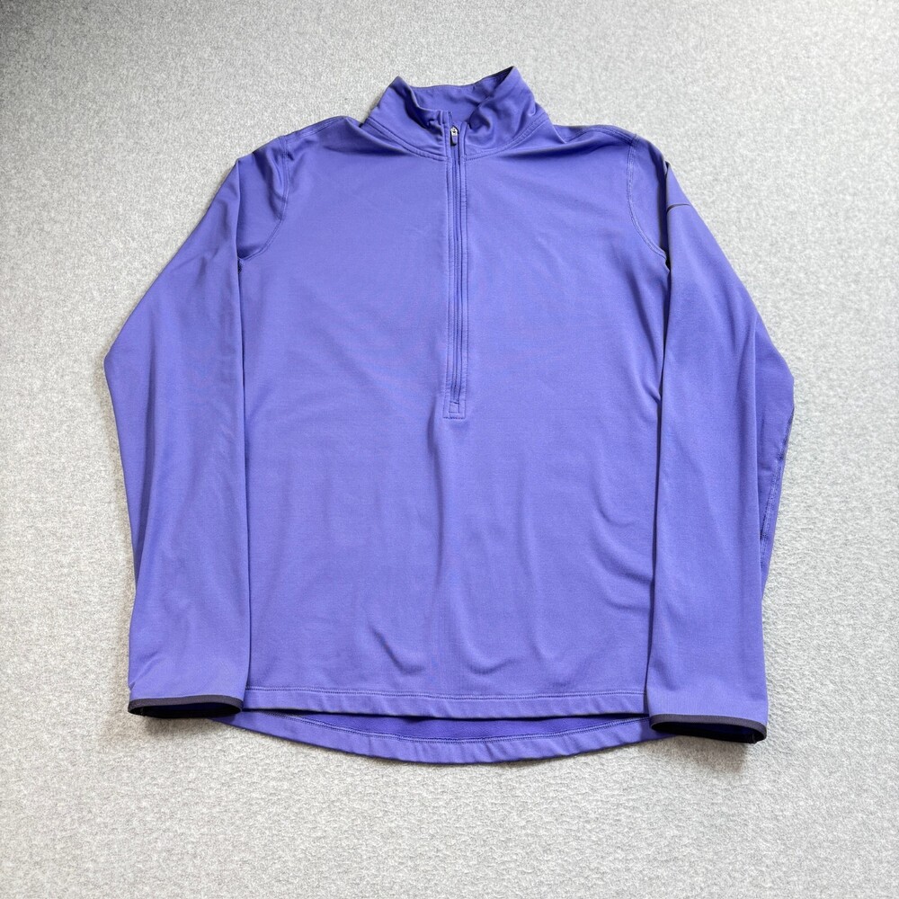 Nike Pro Pullover Woman XL Purple Shirt Outdoor Base Layer Running Jacket Hike